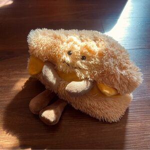 ✨SOLD✨NWOT Warmies Grilled Cheese Weighted Lavender Scented Plush